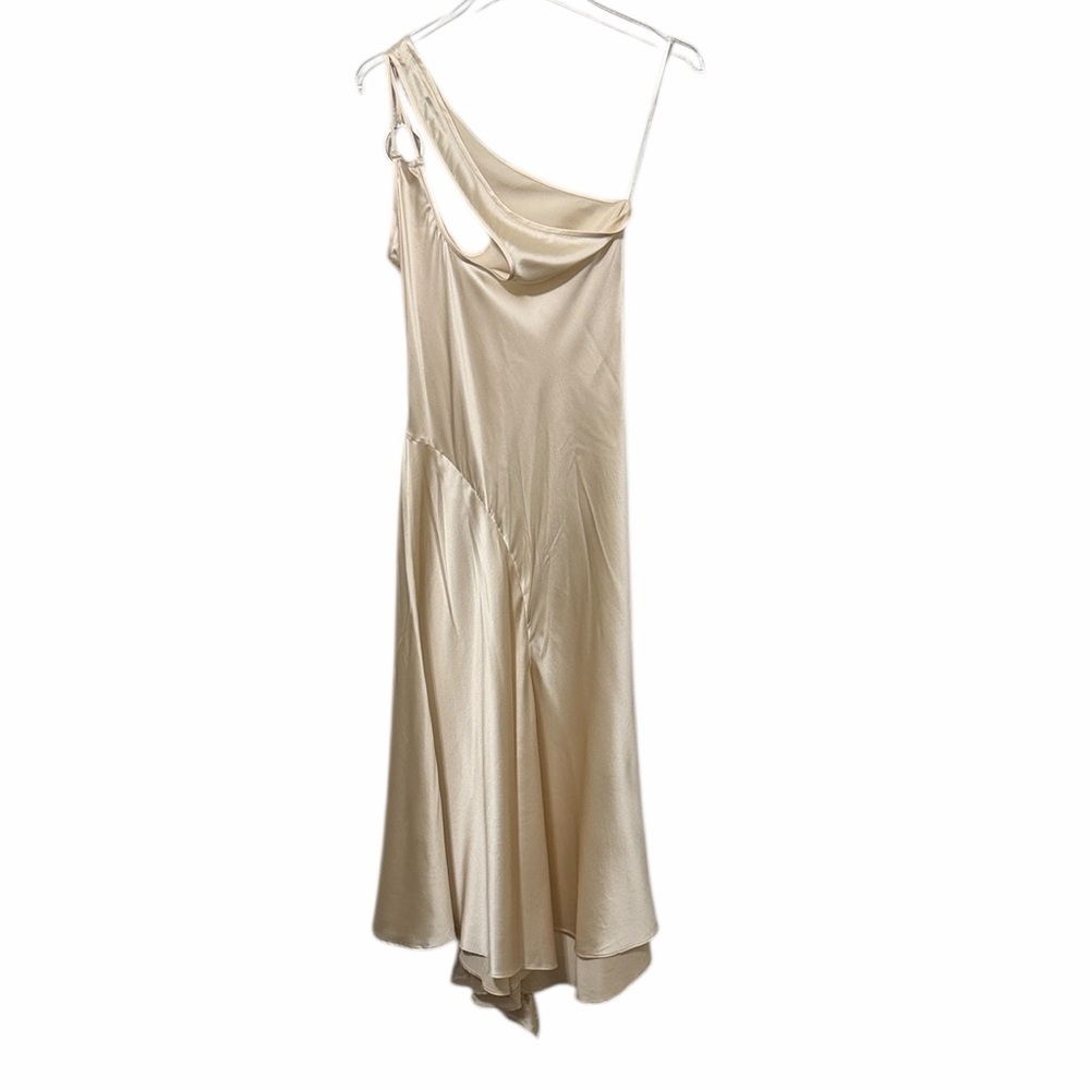 Cult Gaia Gwenyth Asymmetric Silk Dress Size M - Picture 6 of 10